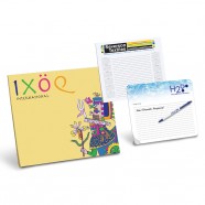 Personalized Business Card Magnet with 50 Sheet Notepad