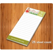 4x5.25 Custom Scratch Pad Photo Full Color - 25 Sheets